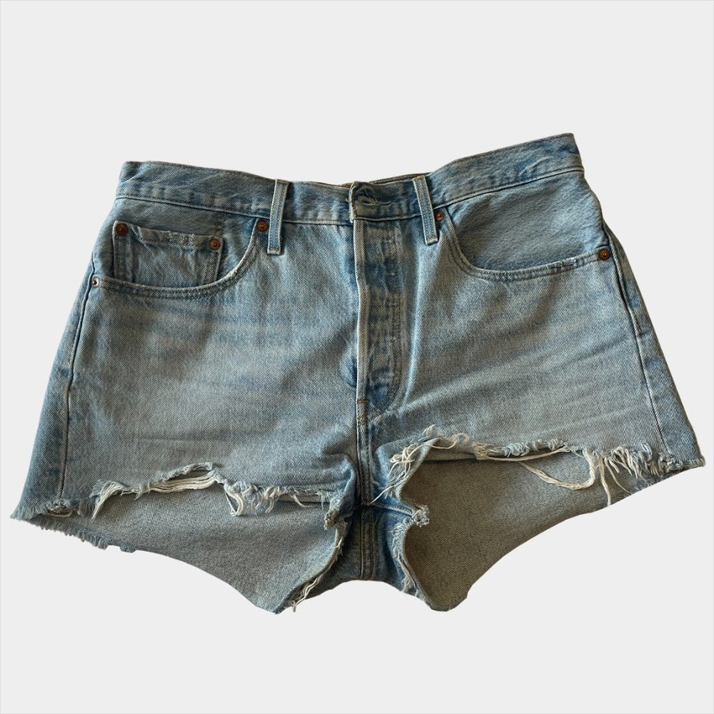 Levi denim cutoff shorts